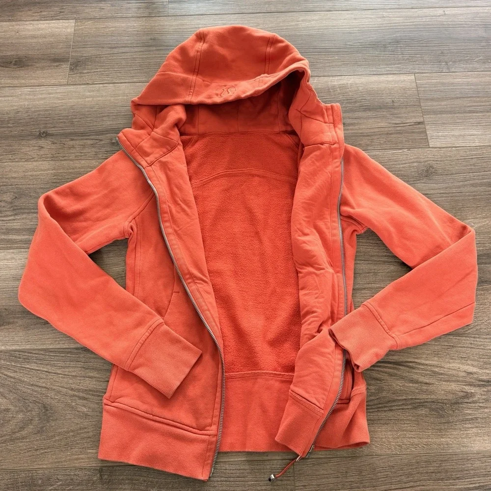 Lululemon Scuba Hoodie *Light Cotton Fleece Brick Size 6 W4AWMS